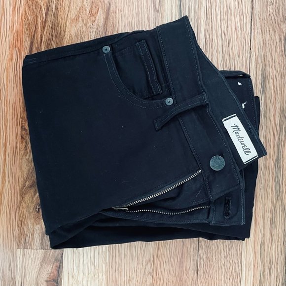 Madewell Denim - Tall 9" Mid-Rise Skinny Jeans in ISKO Stay Black™